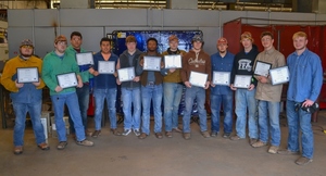 Welding Students Earn NCCER Certification